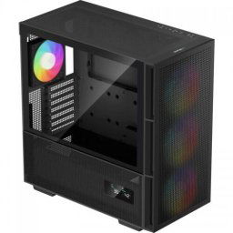 Carcasa Deepcool CH560 Digital ARGB, Mid Tower, Fara sursa, Negru