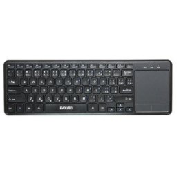 Evolveo WK32BG, tastatura wireless cu touchpad, Neagra