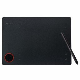 Tableta grafica Evolveo GraficoTW, cu meniu circular, 7,7x5,7", USB, 8192 niveluri presiune, Windows/Mac OS/Android, 30 varfuri de rezerva, sac si manusi, Negru