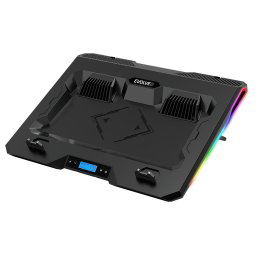 Cooler laptop Evolveo Ania 10 RGB, 2 ventilatoare, backlight, Negru