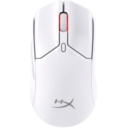 Mouse HyperX Pulsefire Haste 2 Core, Wireless, Fara fir, 12000 dpi, Alb/Verde
