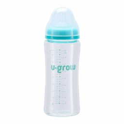 Biberon de sticla 260 ml+2 tetine extra