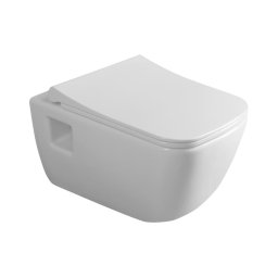 Bruckner - WC suspendat Rimless WALTER ceramică/culoare albă