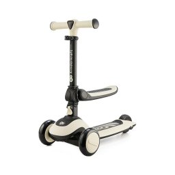 KINDERKRAFT - Trotinetă 2în1 pentru copii HALLEY Stone white
