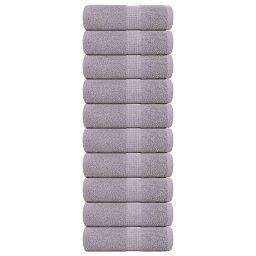 Prosoape de sapun 10 buc Gri 30x30 cm 360 g/m² 100% bumbac GartenMobel Dekor