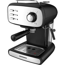 Espressor cafea Heinner HEM-1100BKX 1.2L 15 bar 850W Black Inox