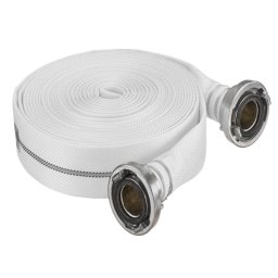 Furtun apa pompieri 30 m 2" cu conectori ALB