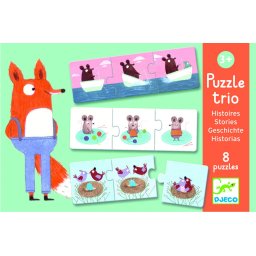 Puzzle trio Cauza-efect, Djeco