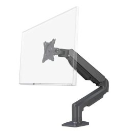 Suport articulat rotativ pentru 1 monitor 17-30 inch, VESA 75-100 mm, max. 9 kg, finisaj gri antracit