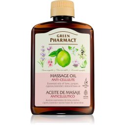 Green Pharmacy Essential oils of Lime Massage Oil ulei de masaj pentru celulită 200 ml