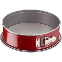 Forma de copt TEFAL Delibake J1641274, 23cm, otel carbon, rosu