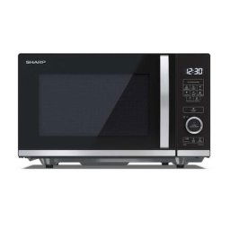 Sharp YC-QS204AE-B Cuptor cu microunde, 20l, 800W, 10 trepte de putere, 8 programe automate, Negru