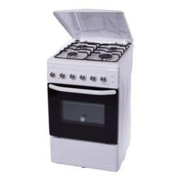 Aragaz Orion FKO-501TFW plita gaz si cuptor electric, 50x60cm, grill electric, ventilatie cuptor, Alb