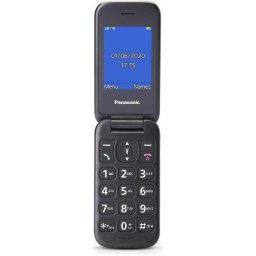 Telefon mobil Panasonic GSM KX-TU400EXC, Single SIM, Tehnologie 2 G, memorie Ram 1 Gb, Buton SOS, ideal pentru seniori, 2,4 "Turcoaz