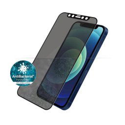 Folie de protectie PanzerGlass din sticla pentru Apple iPhone 12 Mini, antireflexie, Black