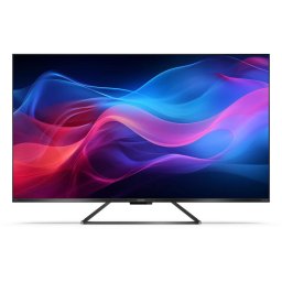 Televizor Sharp 43GP6265E, TV Google QLED, 109 cm, 4K Ultra HD 3840x2160 fara cadru, AQUOS, DVB-T-T2-C-S-S2, Active Motion 1000, HDR10, Dolby Atmos, Dolby Vision, Asistent Google, Chromecast incorporat, Gri