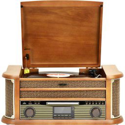 Reflexion HIF2002DAB Retro audio system DAB+, FM, CD, Tape, Turntable, Bluetooth, USB