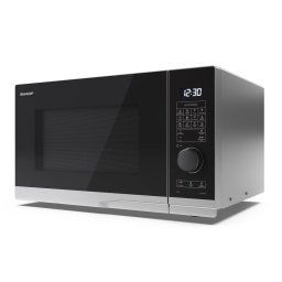 Cuptor cu microunde, Sharp, 25 l, 900 W, Negru