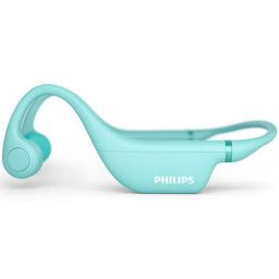 Casti Bluetooth, Philips TAK4607GR/00, WaterProof, verde