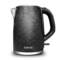 Salente IceQueen, ceainic electric de 1,7 l, otel inoxidabil, 2200 W, Negru