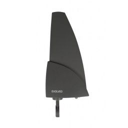 Antena exterioara activa EVOLVEO Shark, receptie DAB+/DVB-T2, filtru LTE, 4G, 5G