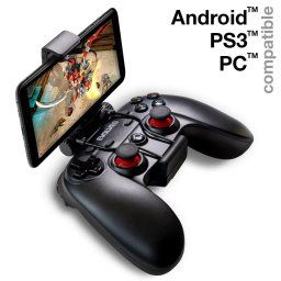 Gamepad wireless EVOLVEO Fighter F1, comatibil cu jocurile PC, Playstation 3, Android Box si telefoane inteligente