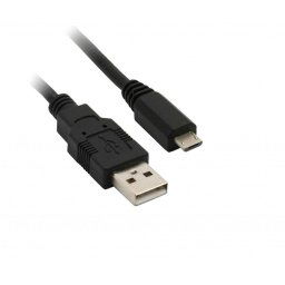 Cablu Evolveo micro USB, pentru telefoanele: G2/G4/Z1/Z3/EP-500/EP-600/EP-700/EP-800/EP-900, Negru