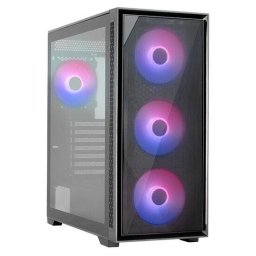 Carcasa Mid Tower Fara sursa Geoflow V2 Negru