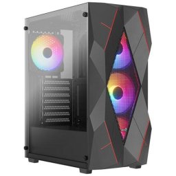 Carcasa Mid Tower Fara sursa Volcan V1 Negru