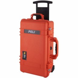 Troler rigid 2 in 1 Peli Carry-On Case 1510 Orange (Optiuni incluse: Burete pretaiat)