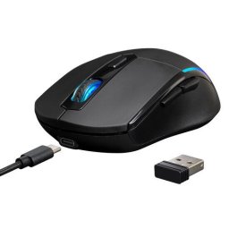 Mouse Gaming Wireless si cu fir Hades M2 iluminare aRGB Negru