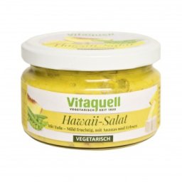 Salata hawaiiana cu tofu, ananas, piersici si mazare 200g Vitaquell
