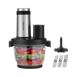 Robot de bucătărie cu răzătoare Concept RM3300 1000W/230V negru/oțel inoxidabil