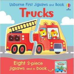 First Jigsaws and Book Trucks Usborne