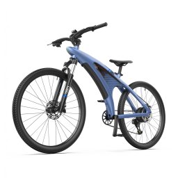 Bicicleta electrica iSEN Q5 Albastru, 650W, Roata 27.5 , 9 viteze Shimano, Rulare full electric sau asistata, 45km h, Baterie detasabila, IPX4