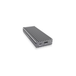 IcyBox External enclosure, suport SSD tip M.2 NVMe /PCI-E, USB 3.1 Type-C, IB-1817M-C31