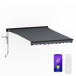 Blumfeldt CloudShade Copertina, Control inteligent, Protecție UV, Montaj pe perete (PG1CloudShHC-2.5x2DG)