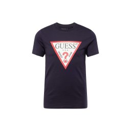 GUESS Tricou bleumarin / roșu / alb