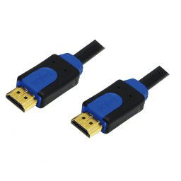 CABLU video LOGILINK, HDMI (T) la HDMI (T), 2m, premium, conectori auriti, rezolutie maxima 4K UHD (3840 x 2160) la 60 Hz, negru, CHB1102