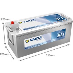 Baterie auto Varta ProMotive SLI 155Ah 900A L2 655013090