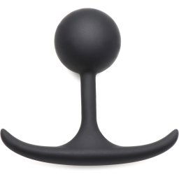 Dildo anal Round Ball S Negru