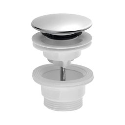 Ventil de lavoar Bruckner CLICK-CLACK d. 6,3 cm oțel inoxidabil