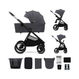 Cărucior de copii combinat 2 în 1 KINDERKRAFT NEA 2 Dark grey