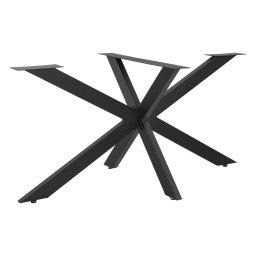 Picior tip Cadru pentru Masa, Material Metal, Culoare Negru, Dimensiuni 150x78x71 cm