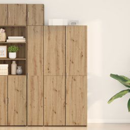 Bufet înalt din stejar artizanal 40x42.5x185 cm lemn ingineresc GartenMobel Dekor