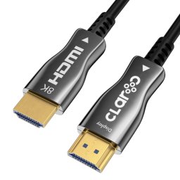 CLAROC HDMI CABLE FIBER OPTIC AOC, 2.1, 8K, 15M