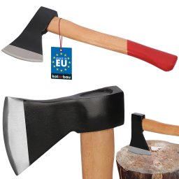Topor cu două tăișuri pentru tăiat lemne 800 g