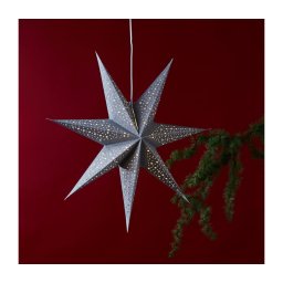 Decorațiune de Crăciun BLINKA argintie stea Eglo 410728