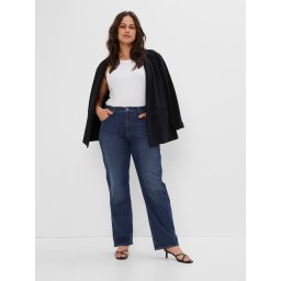 GAP Jeans mid rise '90s loose organic Washwell - Femei