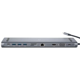 Statie de andocare HUB Type-C 11in1 USB-C MCTV-850, argintiu